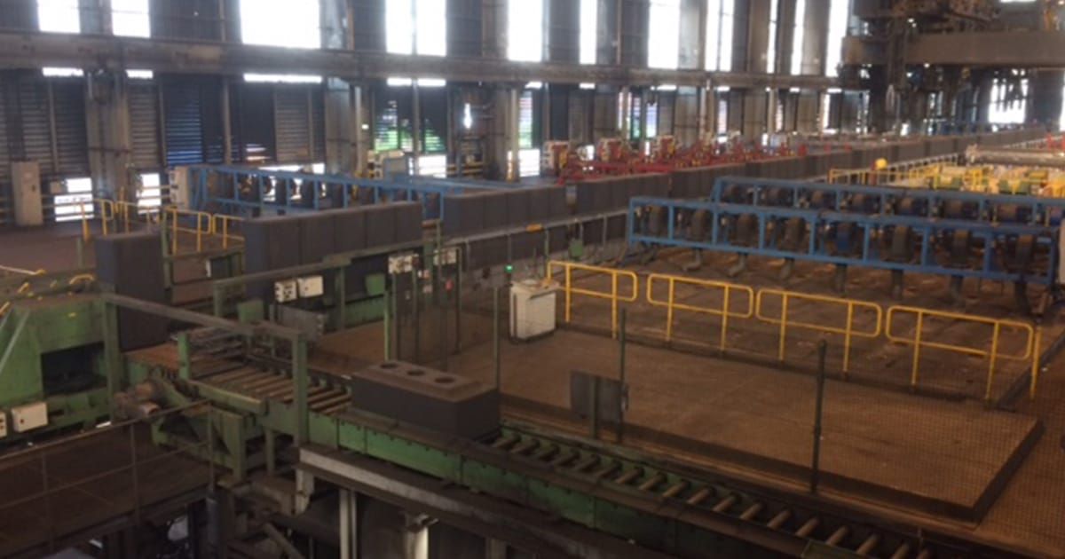 anode transport conveyor line — century aluminum